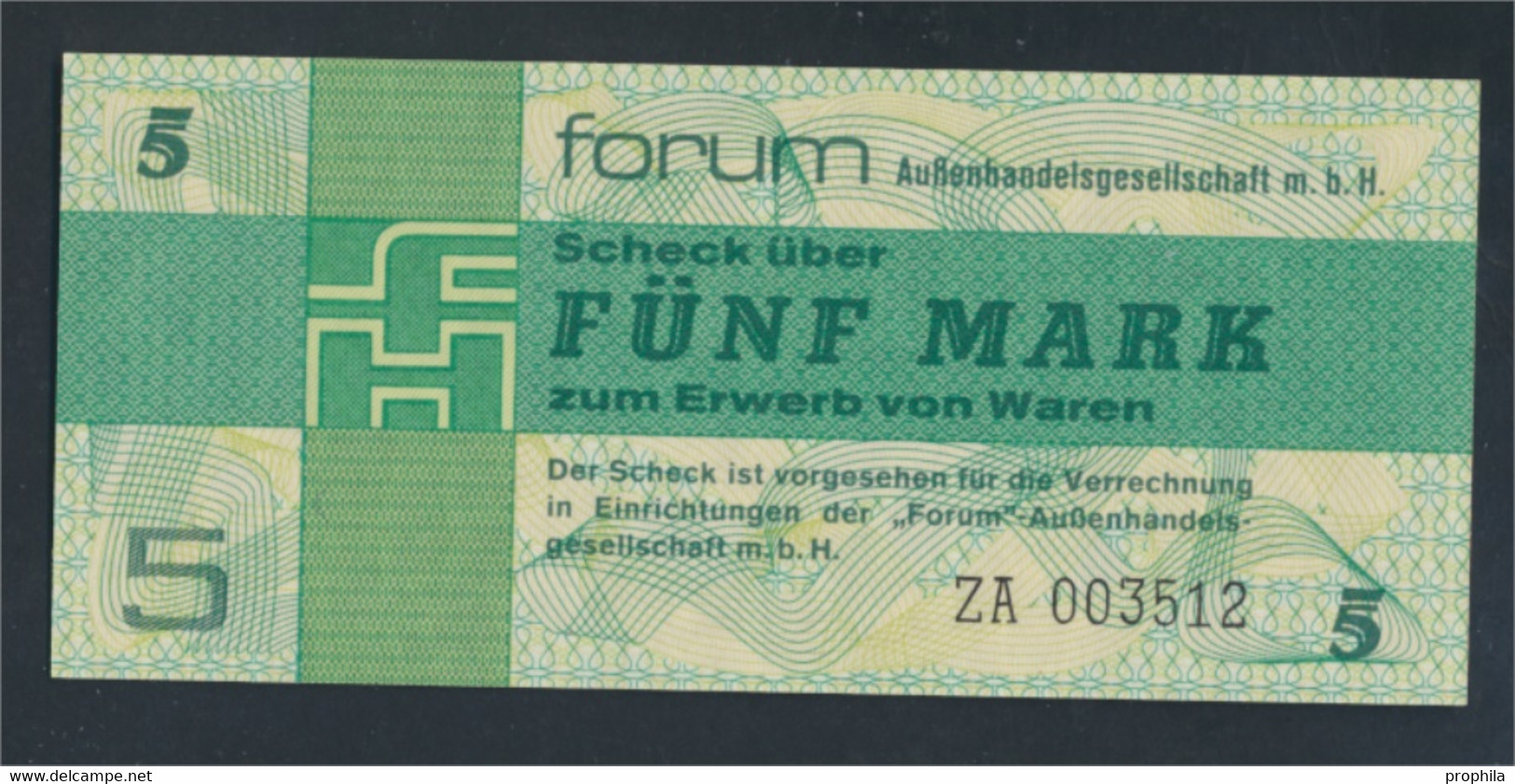 DDR Rosenbg: 369b, Forumscheck Zum Erwerb Von Ausländischen Waren Bankfrisch 1979 5 Mark (9810888 - 5 Mark