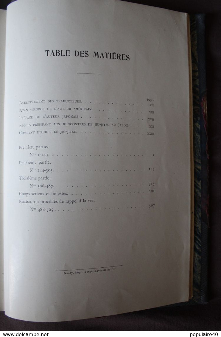 Traité Complet De Jiu Jitsu Méthode Kano Irving Hancock Katsukuma Higashi 1908 EO Japon Japonais Livre Relié Ju Jitsu - 1900-1949