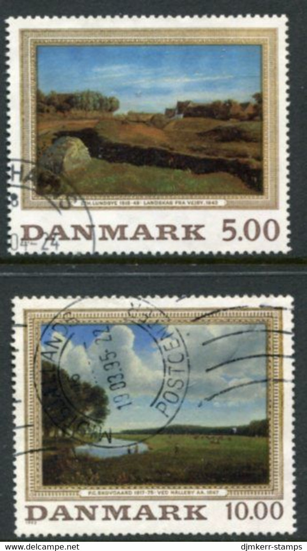 DENMARK 1992 Paintings Used   Michel 1044-45 - Oblitérés