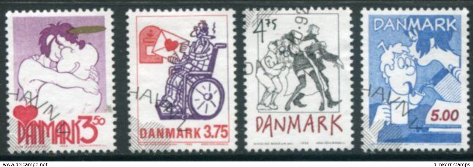 DENMARK 1992 Comics Used   Michel 1039-42 - Used Stamps