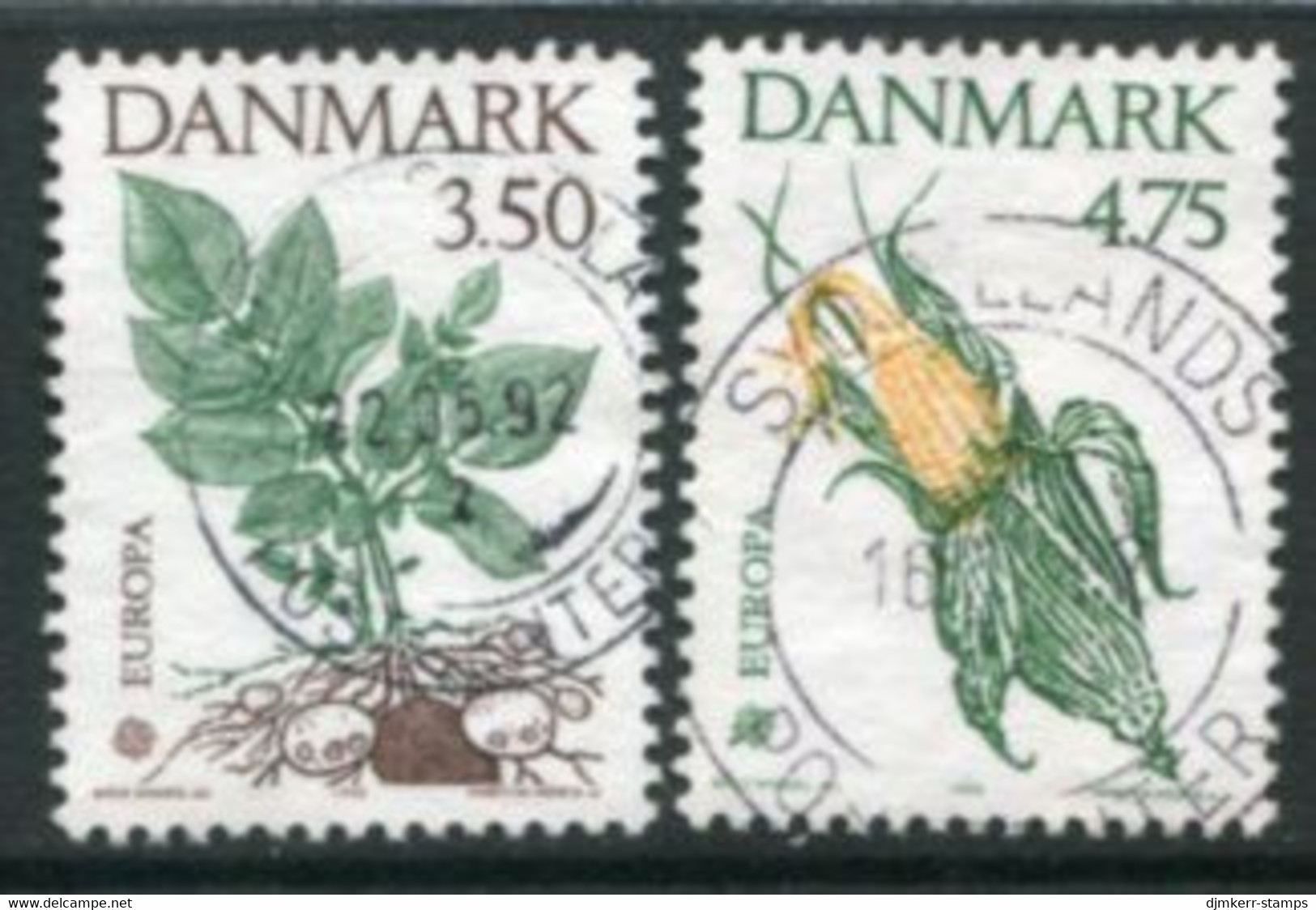 DENMARK 1992 Discovery Of America  Used   Michel 1025-26 - Oblitérés