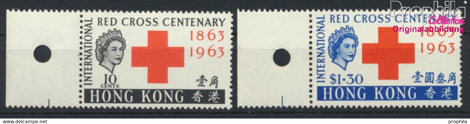 Hongkong 212-213 (kompl.Ausg.) Postfrisch 1963 Rotes Kreuz (9788968 - Neufs
