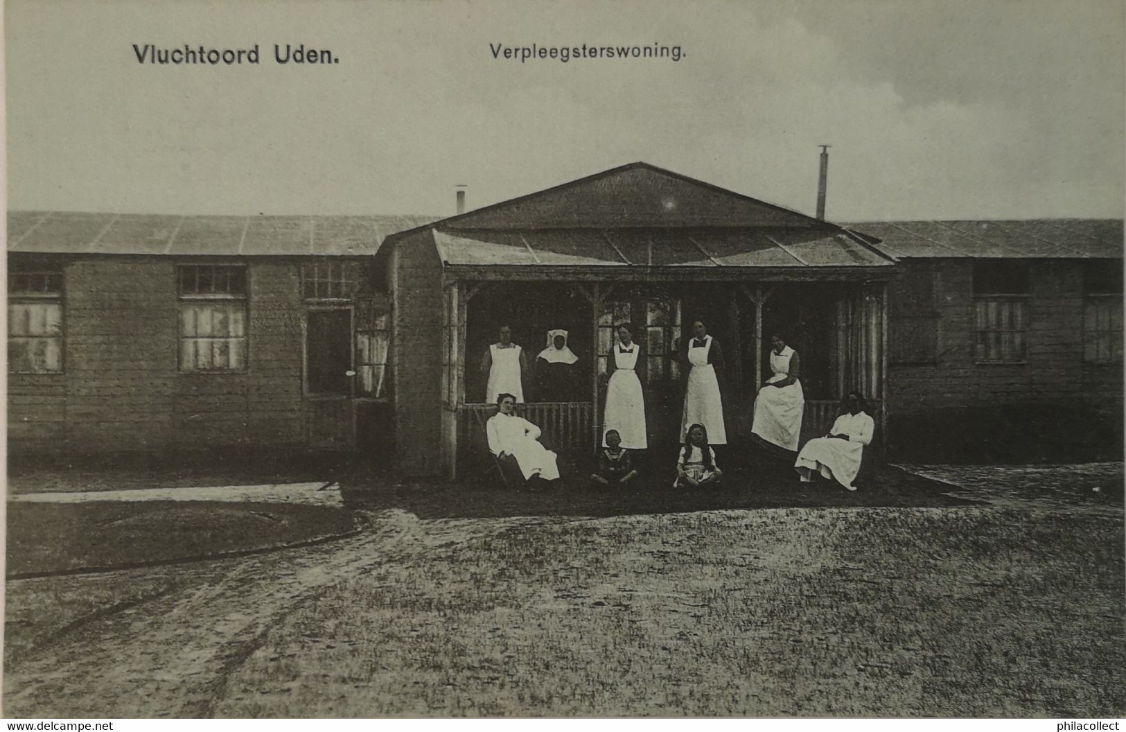 Uden (N-Br.) Vluchtoord Uden (Belgische Vluchtelingen WW1) No. 7 - Verpleegsterswoning 19?? - Uden