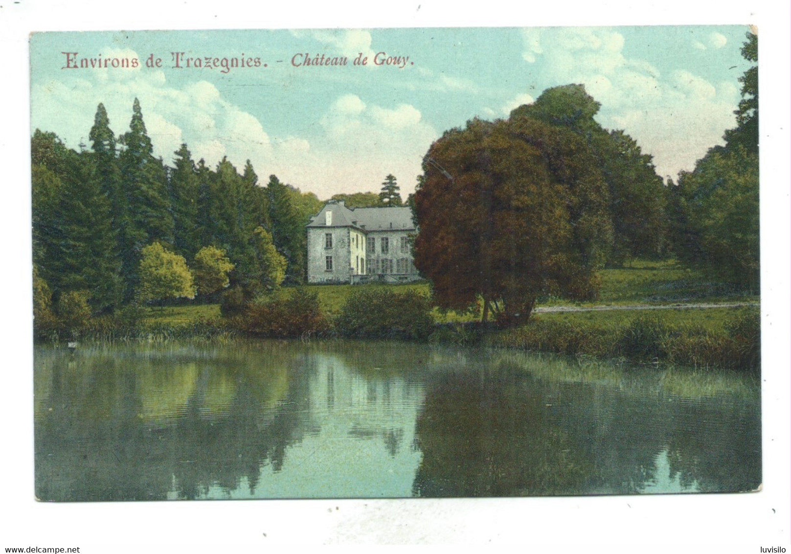 Environs De Trazegnies Château De Gouy Couleur - Courcelles