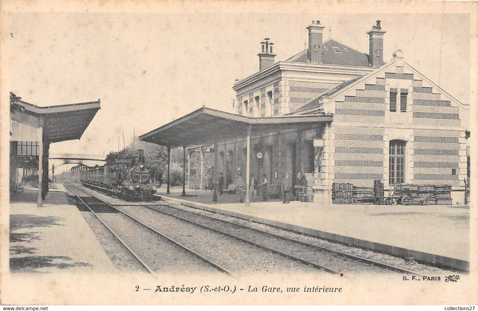 78-ANDRESY- LA GARE VUE INTERIEURE - Andresy