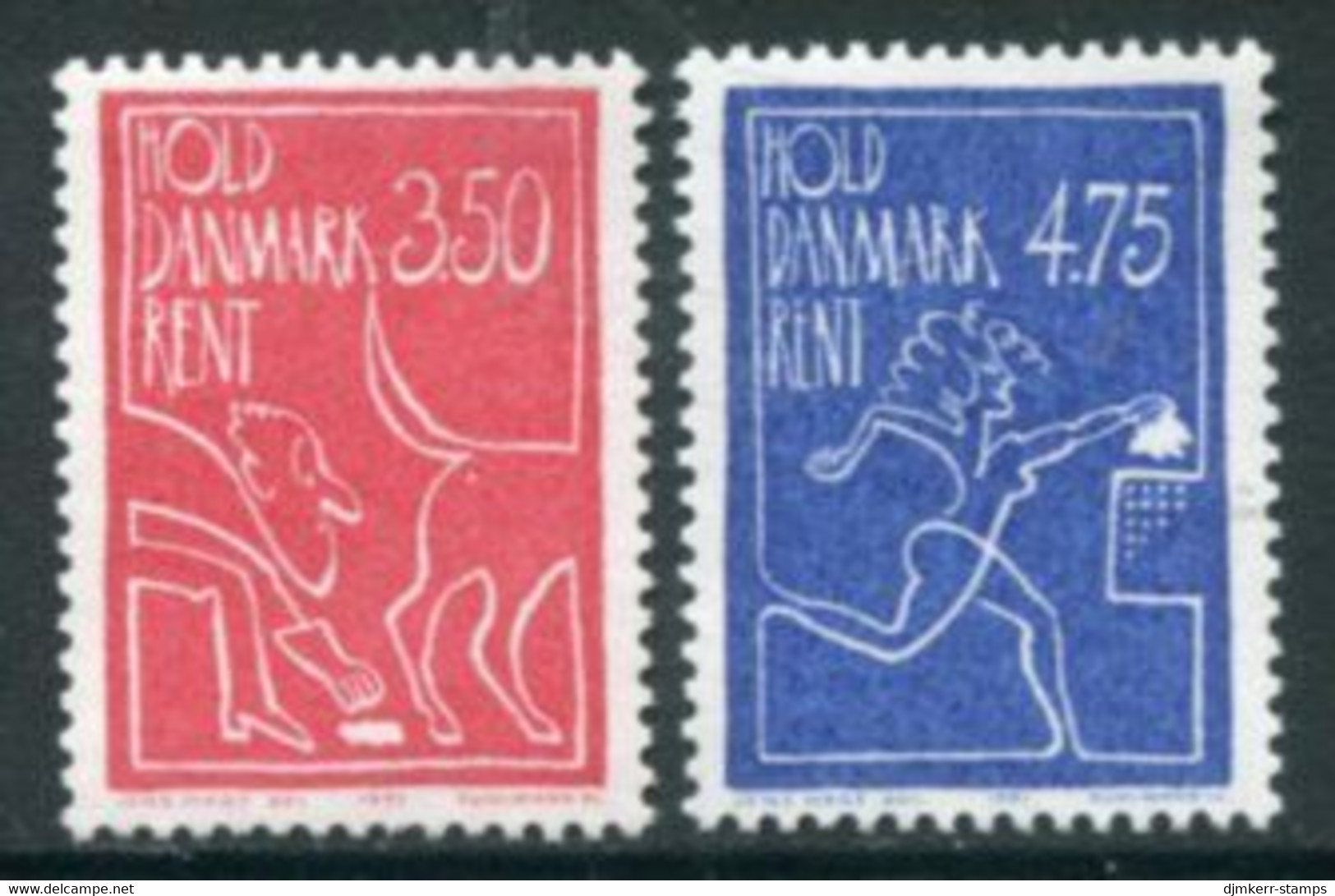 DENMARK 1991 Keep Denmark Clean MNH / **.   Michel 1010-11 - Unused Stamps