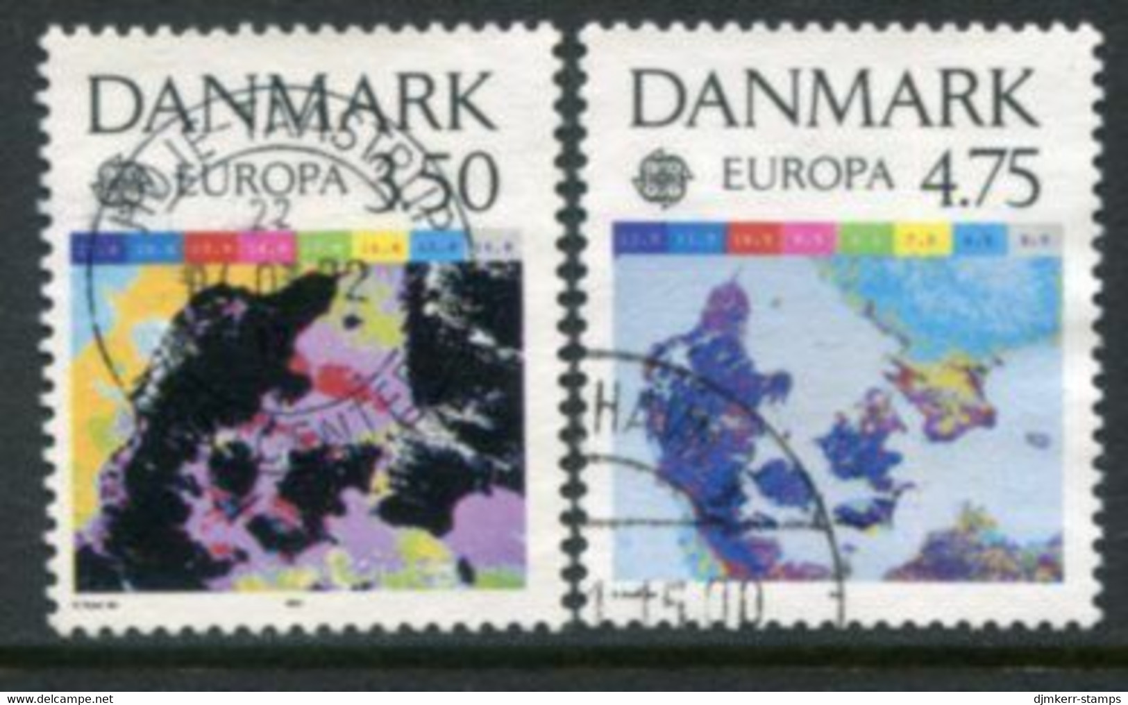 DENMARK 1991 Europa: Space Travel Used.   Michel 1000-01 - Gebruikt