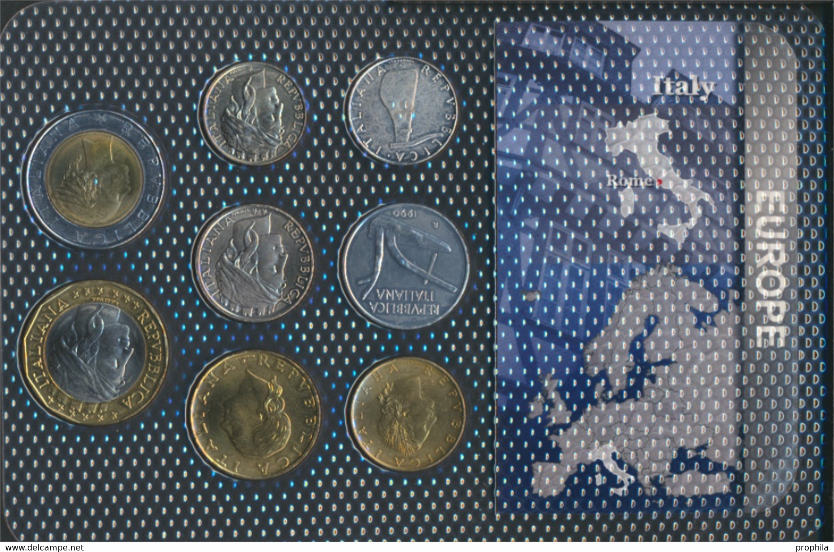 Italien Stgl./unzirkuliert Kursmünzen Stgl./unzirkuliert Ab 1951 5 Lire Bis 1.000 Lire (9664085 - Other & Unclassified