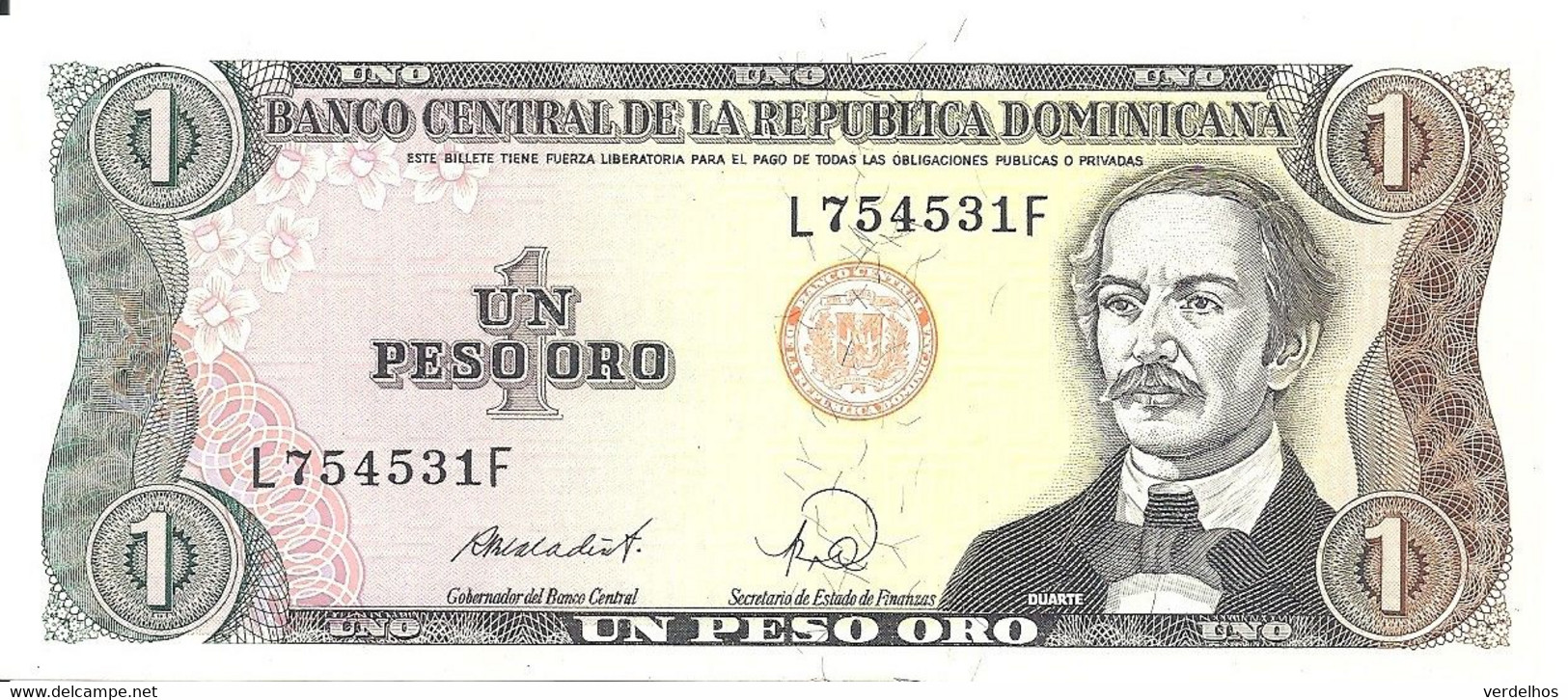 REP. DOMINICAINE 1 PESO ORO 1988 UNC P 126 C - Dominicana