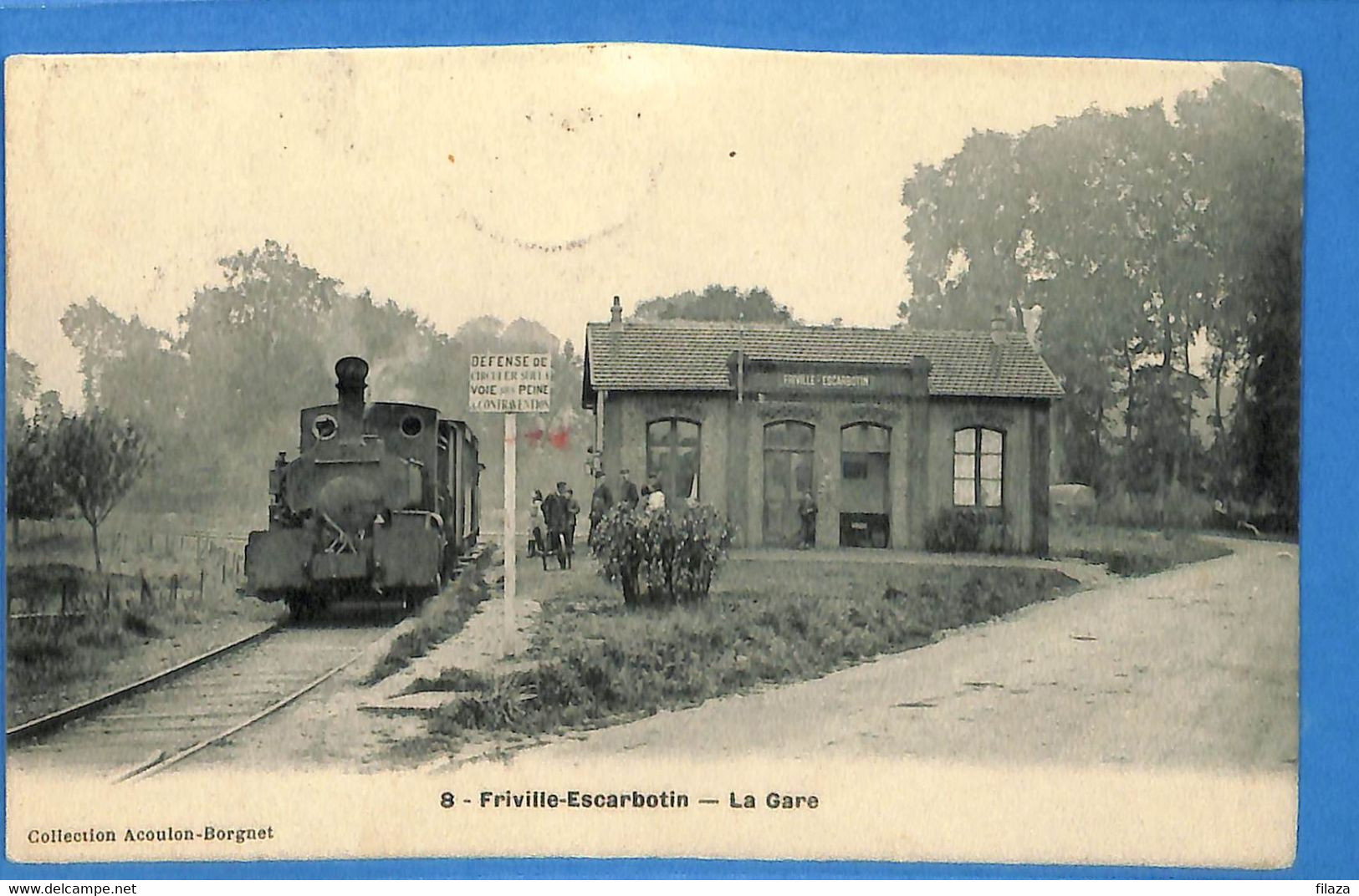 80 - Somme - Friville Escarbotin - La Gare (N8848) - Friville Escarbotin