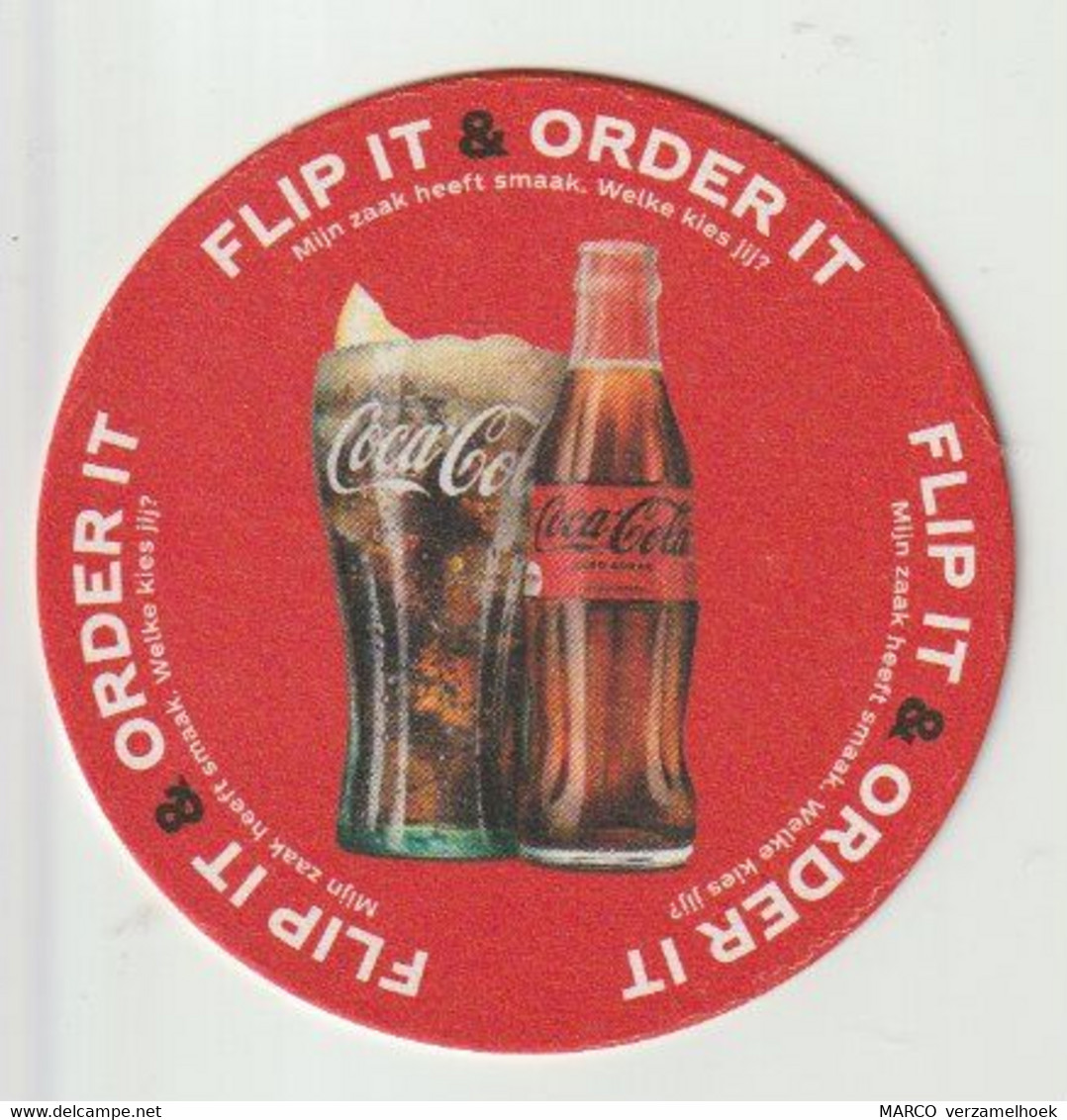 Bierviltje-bierdeckel-beermat Coca-cola Company - Untersetzer