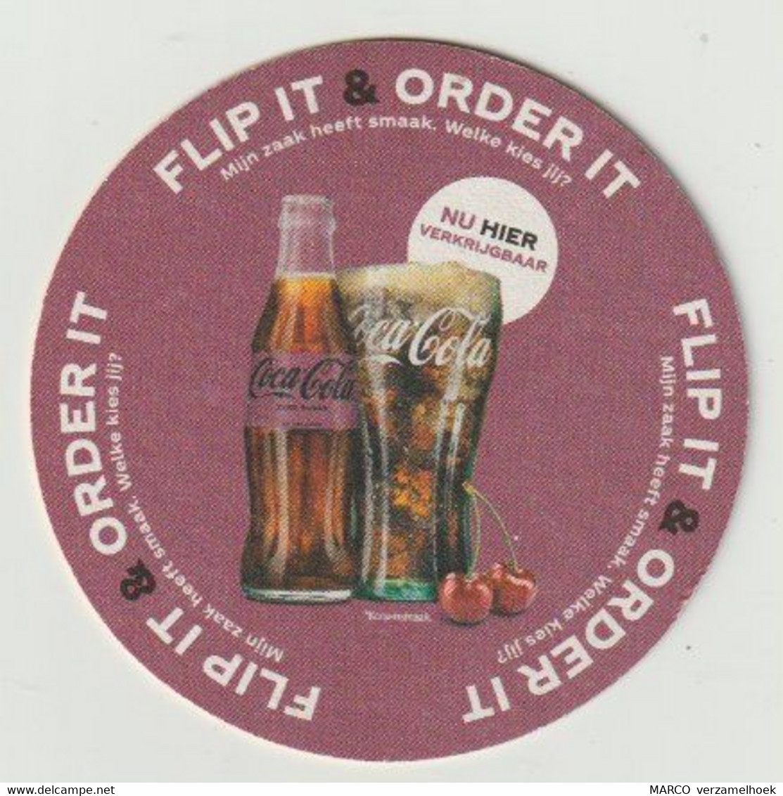 Bierviltje-bierdeckel-beermat Coca-cola Company - Untersetzer
