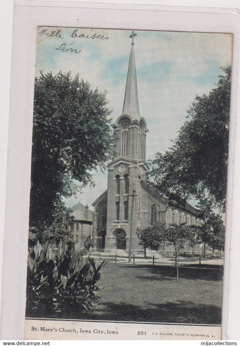 CPA-D19-IOWA CITY- STE.MARY'S CHURCH - Iowa City