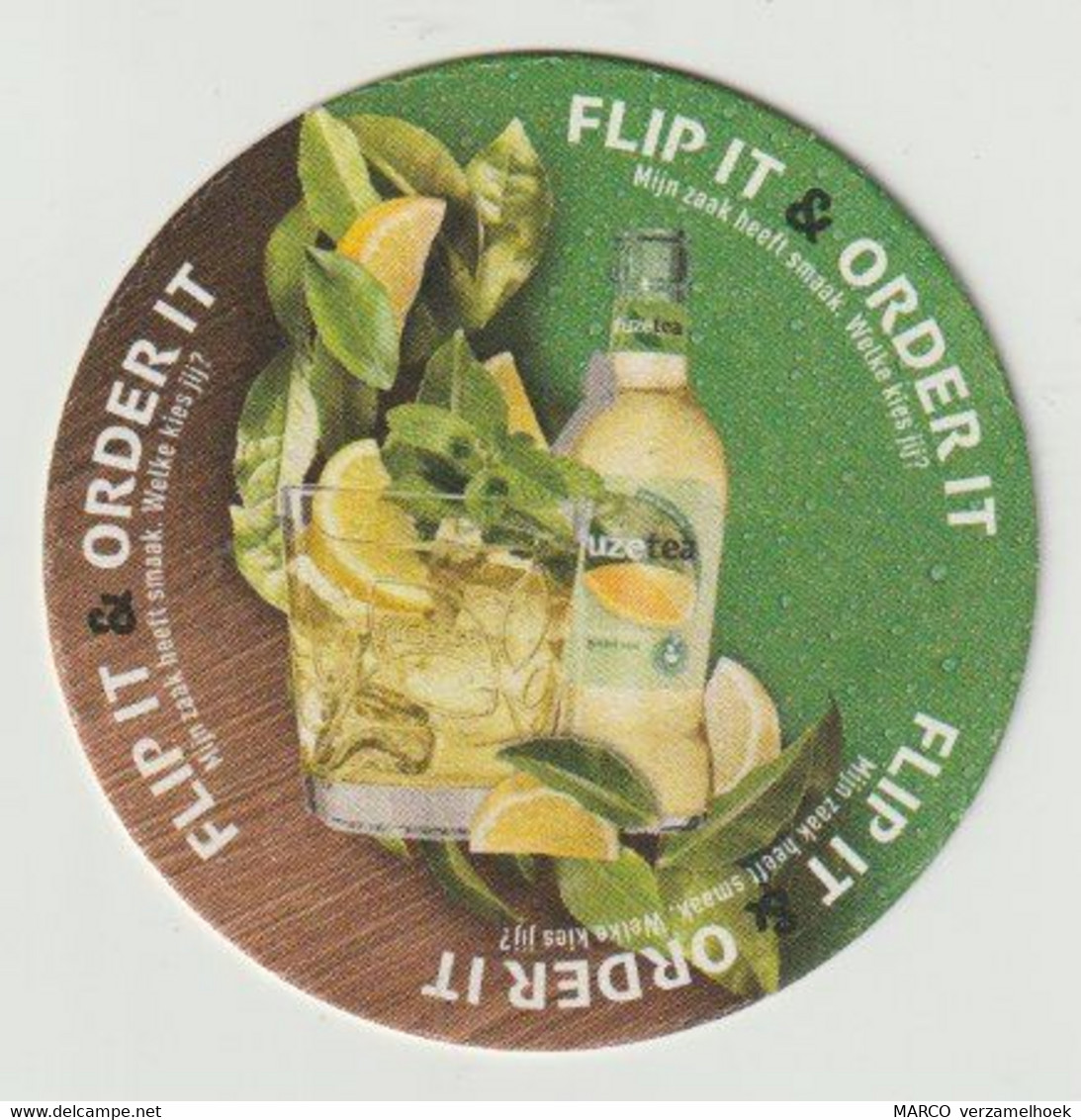 Bierviltje-bierdeckel-beermat Coca-cola Company Fuzetea - Sous-verres