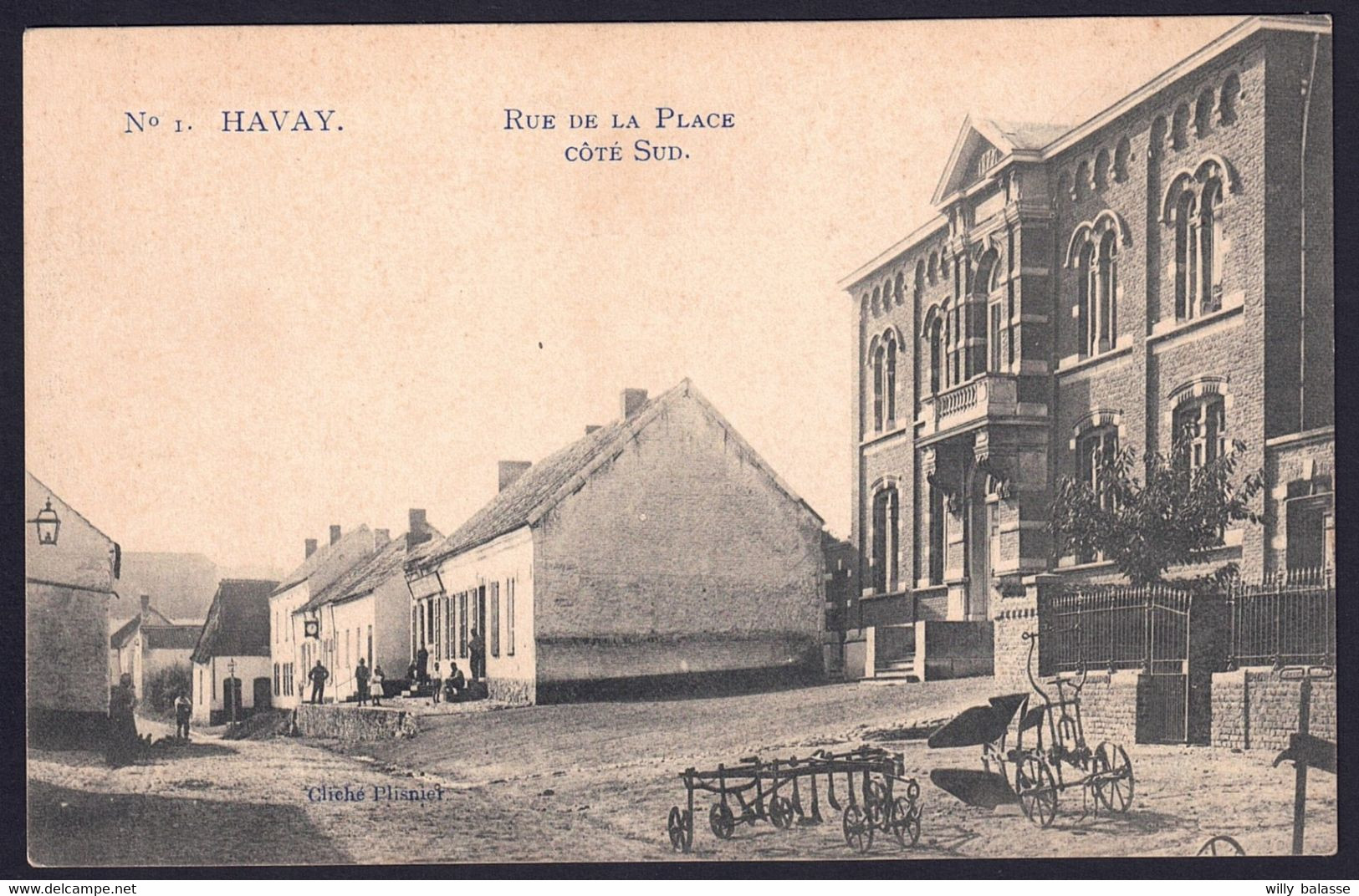 +++ CPA - HAVAY - Rue De La Place - Côté Sud  // - Quévy