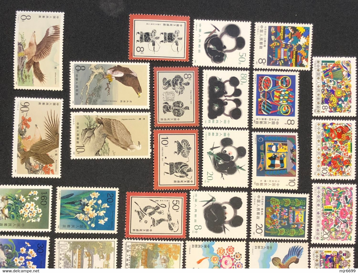 CHINA LOT OF STAMPS, ALL UM MINT VERY FINE, - Lots & Serien