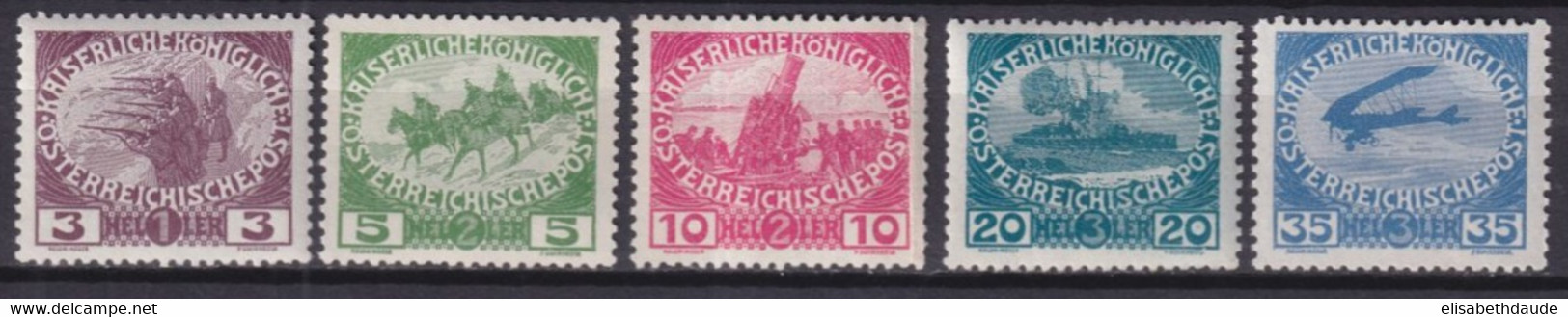 AUTRICHE - 1915 - YVERT N° 136/142 ** MNH ! - COTE = 53.5 EUR. - Ongebruikt