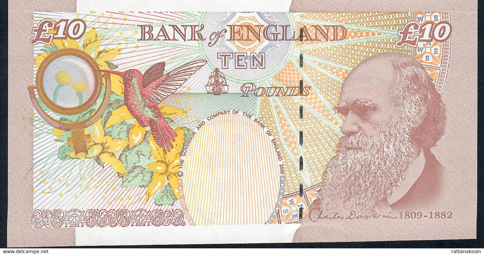 GREAT BRITAIN P389e 10 POUNDS 2014 #MD51 CLELAND  UNC. - 10 Ponden