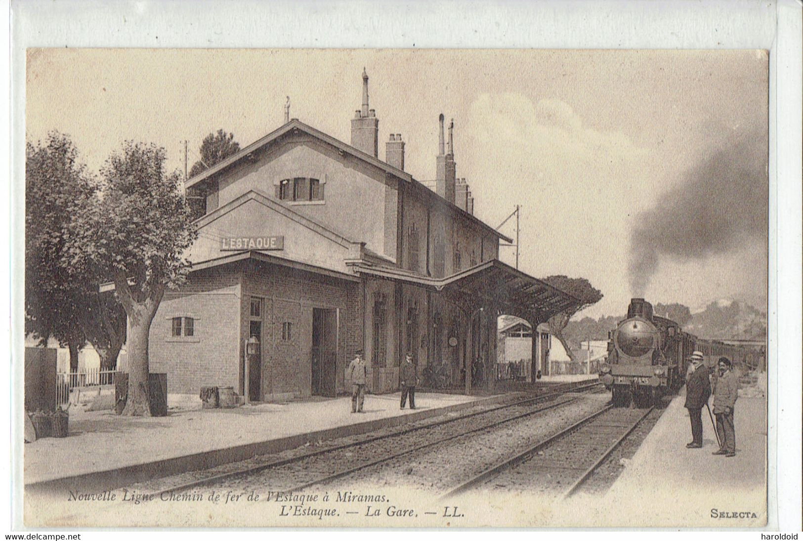 CPA 13 - L'ESTAQUE - LA GARE - L'Estaque