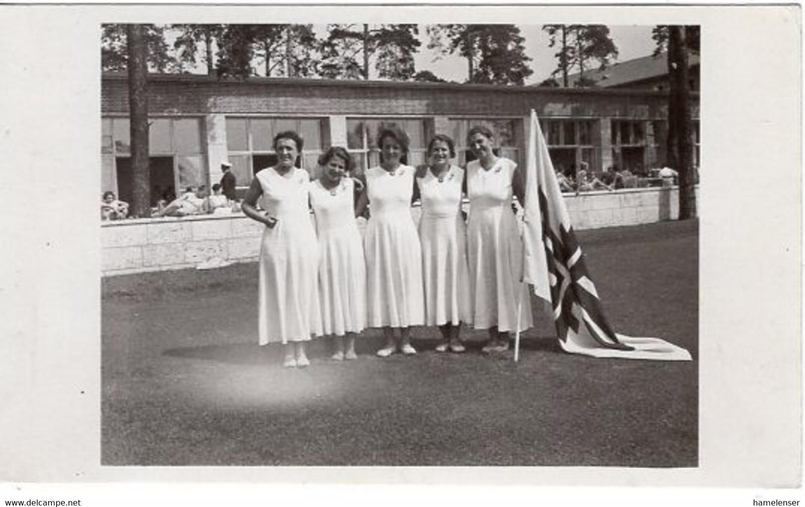 53062 - Deutsches Reich - 1936 - AnsKte Von Privatfoto, Ungebraucht - Olympische Spiele