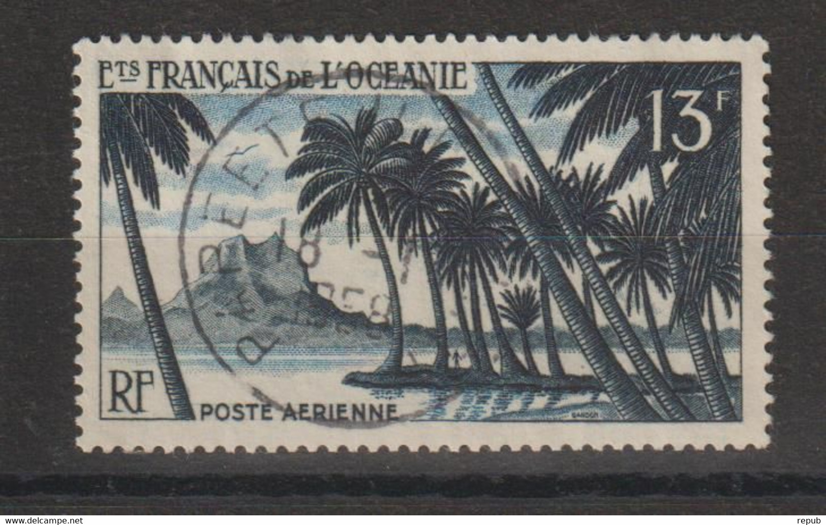 Océanie 1955 Vue PA  32, 1 Val Oblit Used - Airmail