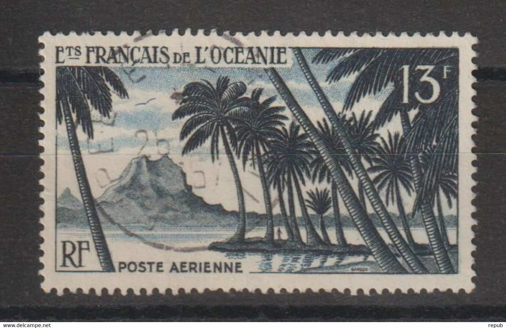 Océanie 1955 Vue PA  32, 1 Val Oblit Used - Airmail