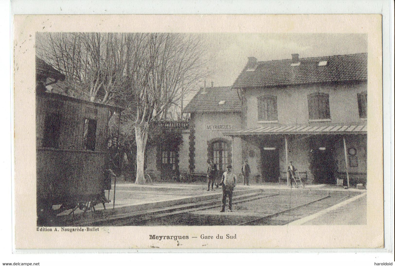 CPA 13 - MEYRARGUES - GARE DU SUD - Meyrargues