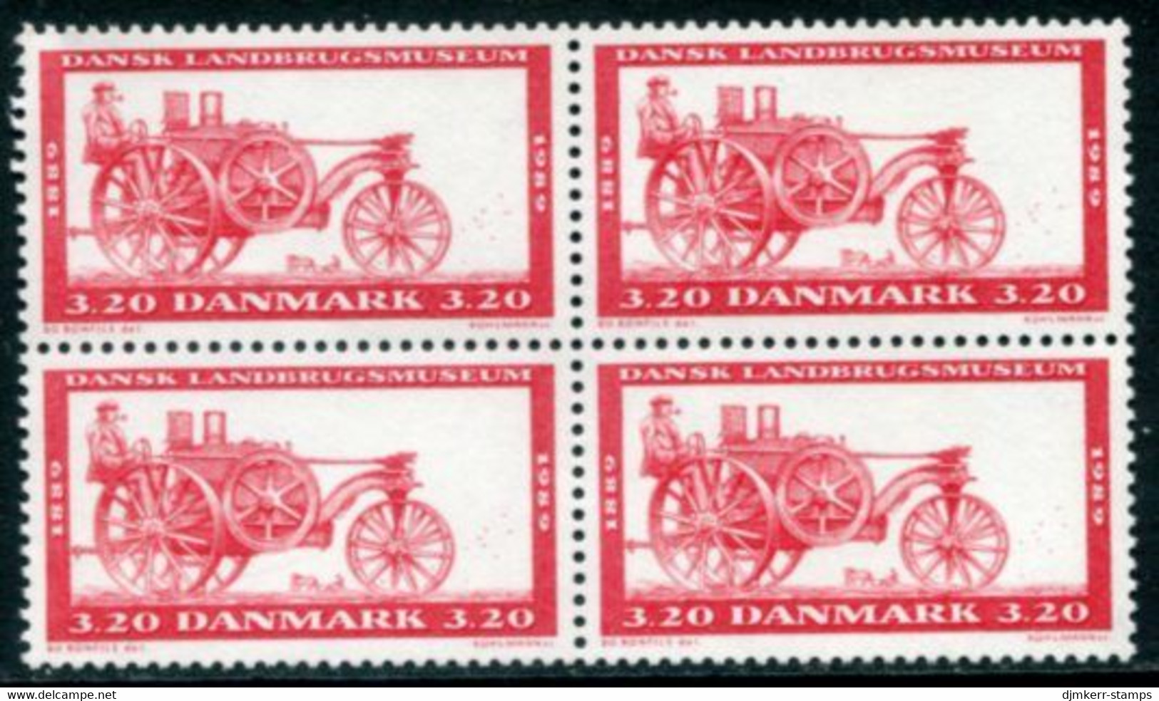 DENMARK 1989 Agricultural Museum Centenary Block Of 4 MNH / **..   Michel 953 - Nuovi