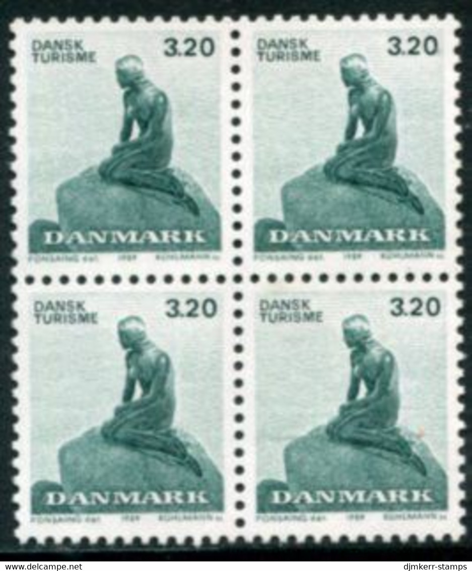 DENMARK 1989 Organised Tourism Centenary Block Of 4 MNH / **..   Michel 943 - Nuovi