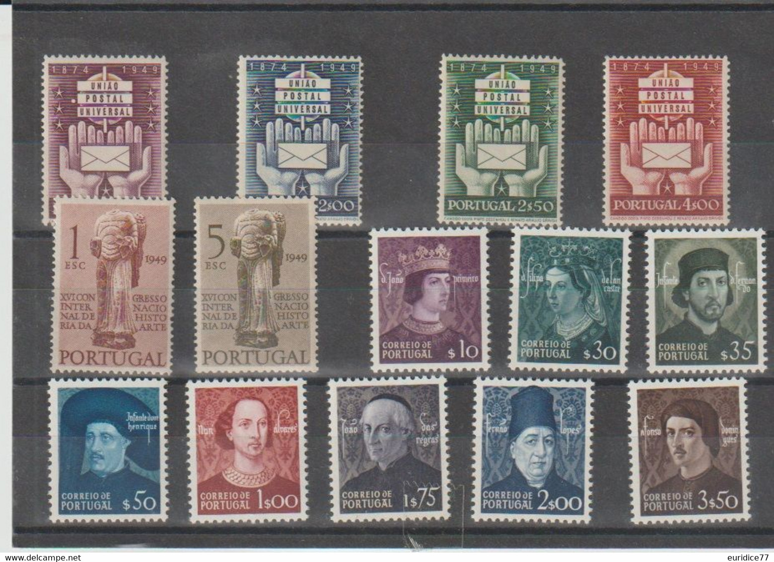 Portugal 1949 - Yvert & T 716/729 Complete Year Mnh** CV 280€ - Unused Stamps