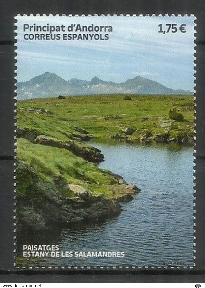 ANDORRA 2022 Estany De Les Salamandres  (Ransol - Canillo) Sello Nuevo ** - Unused Stamps