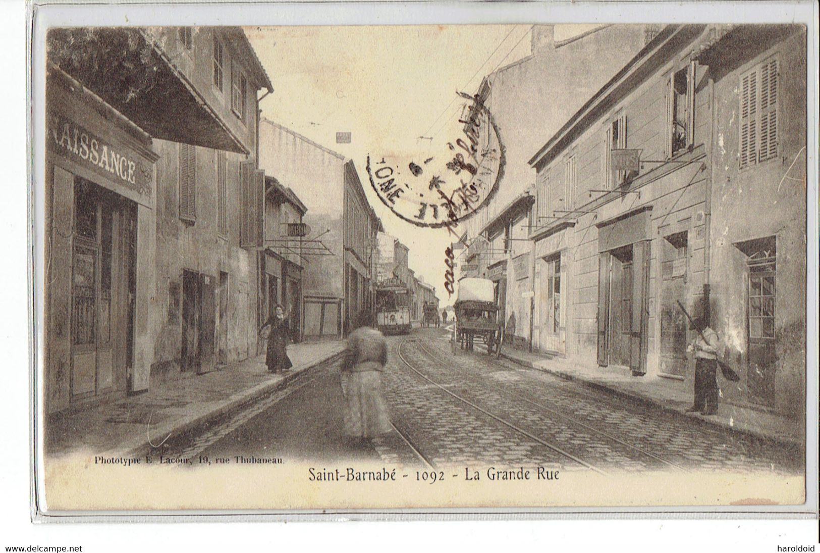 CPA 13 - SAINT BARNABE - 1092 LA GRANDE RUE - PETIT DEFAUT - Saint Barnabé, Saint Julien, Montolivet