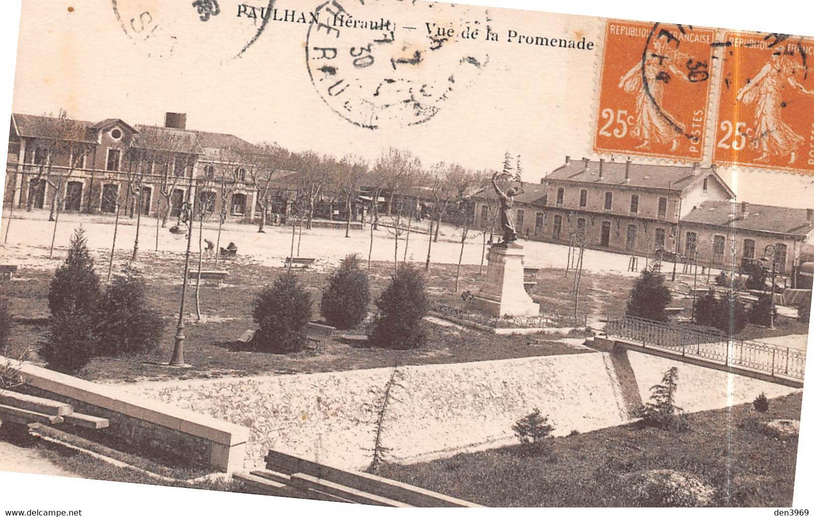 PAULHAN (Hérault) - Vue De La Promenade - Paulhan