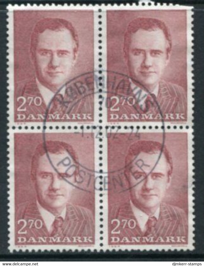 DENMARK 1984 Birthday Of Prince Henrik Block Of 4 Used.   Michel 809 - Gebraucht