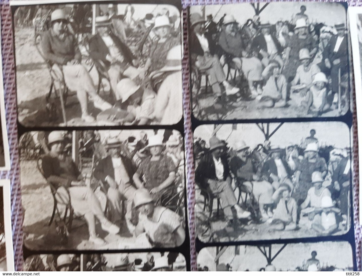 Joli Lot Petites Photos + Contact Cartes postales 1929 Chatelaillon Plage 17 Charente Maritime