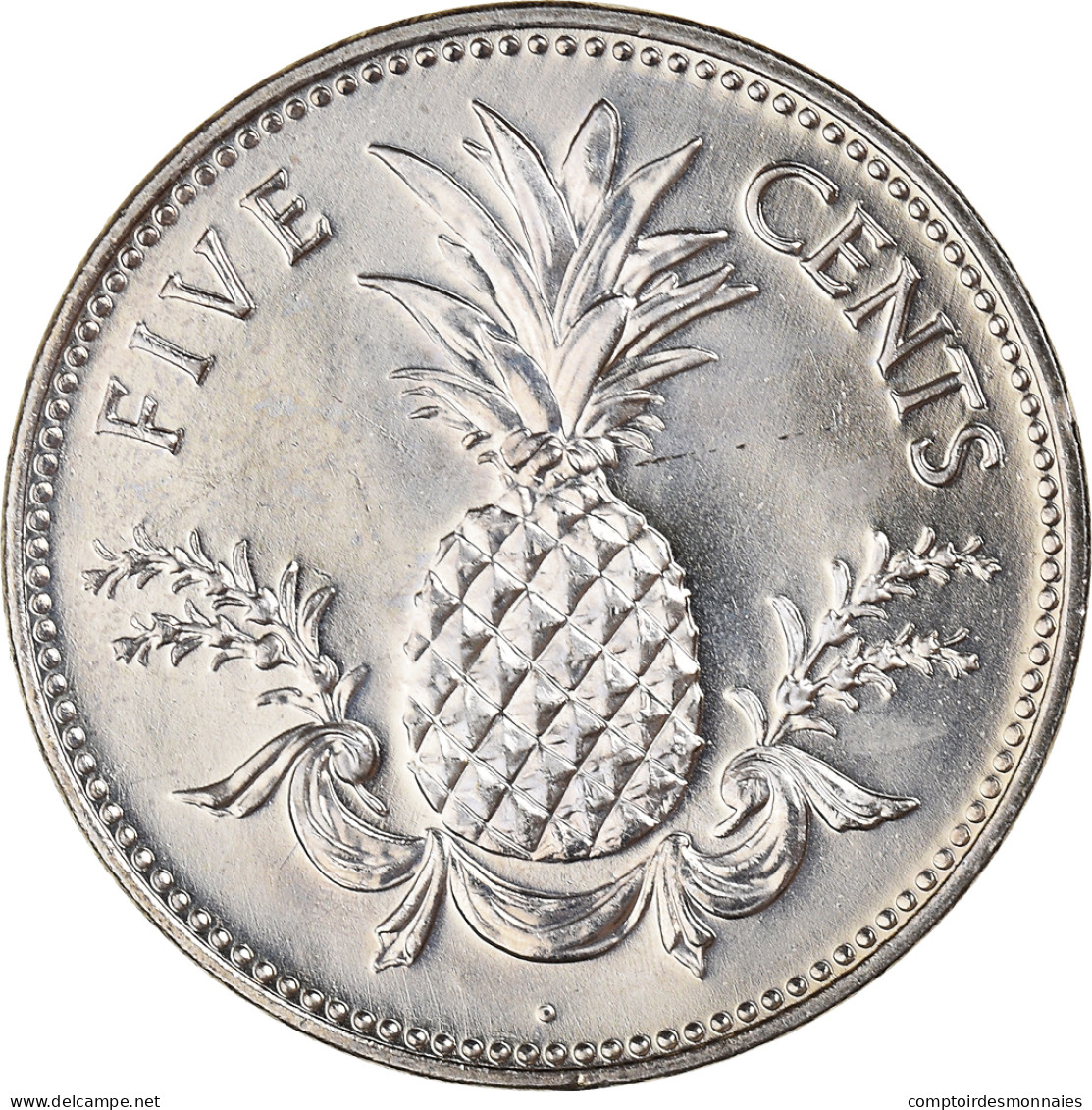Monnaie, Bahamas, Elizabeth II, 5 Cents, 2005, Franklin Mint, SPL, Cupro-nickel - Bahamas
