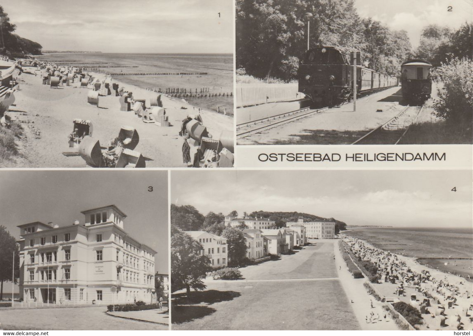 D-18209 Bad Doberan - Alte Ansichten - Bäderbahn "Molly" - Train - Sanatorium Für Werktätige - Strand - Bad Doberan