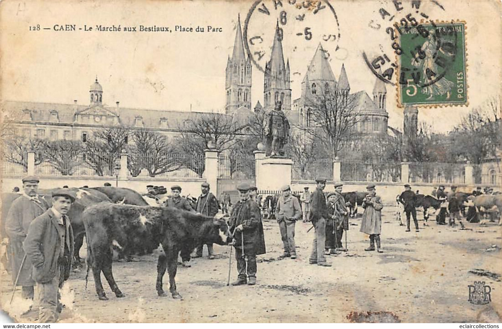 Caen      14      Le Marché Aux Bestiaux. Place Du Parc      (voir Scan) - Caen