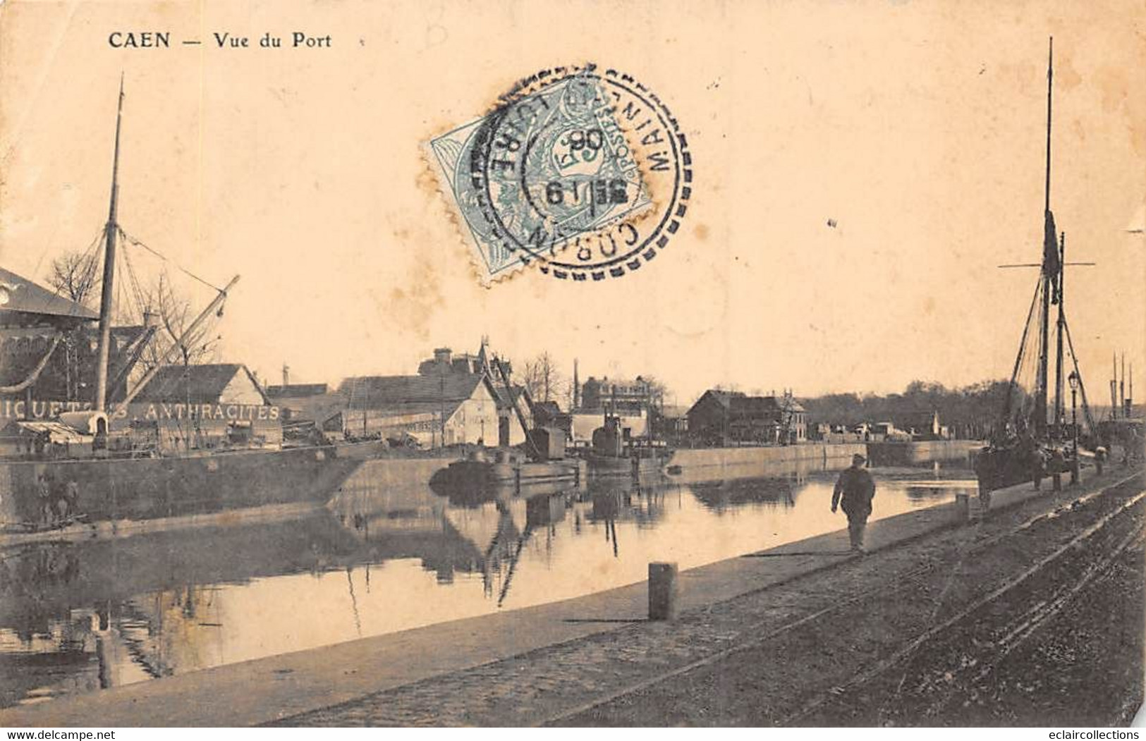 Caen       14        Vue Du Port        (voir Scan) - Caen