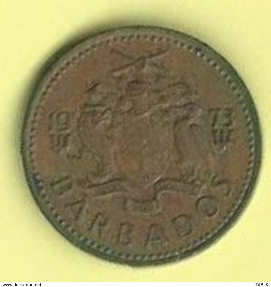 M023 - BARBADOS - FIVE CENTS 1973 - Barbados