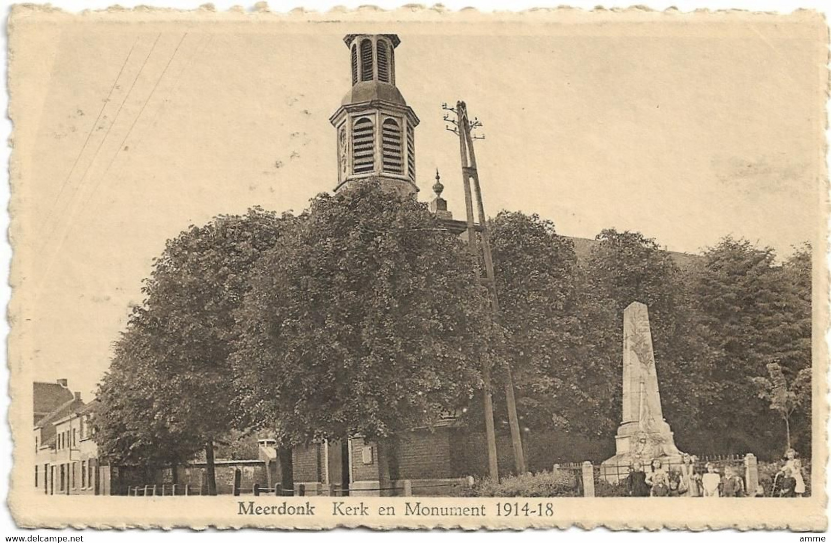 Meerdonk  *  Kerk En Monument 1914-18 - Sint-Gillis-Waas