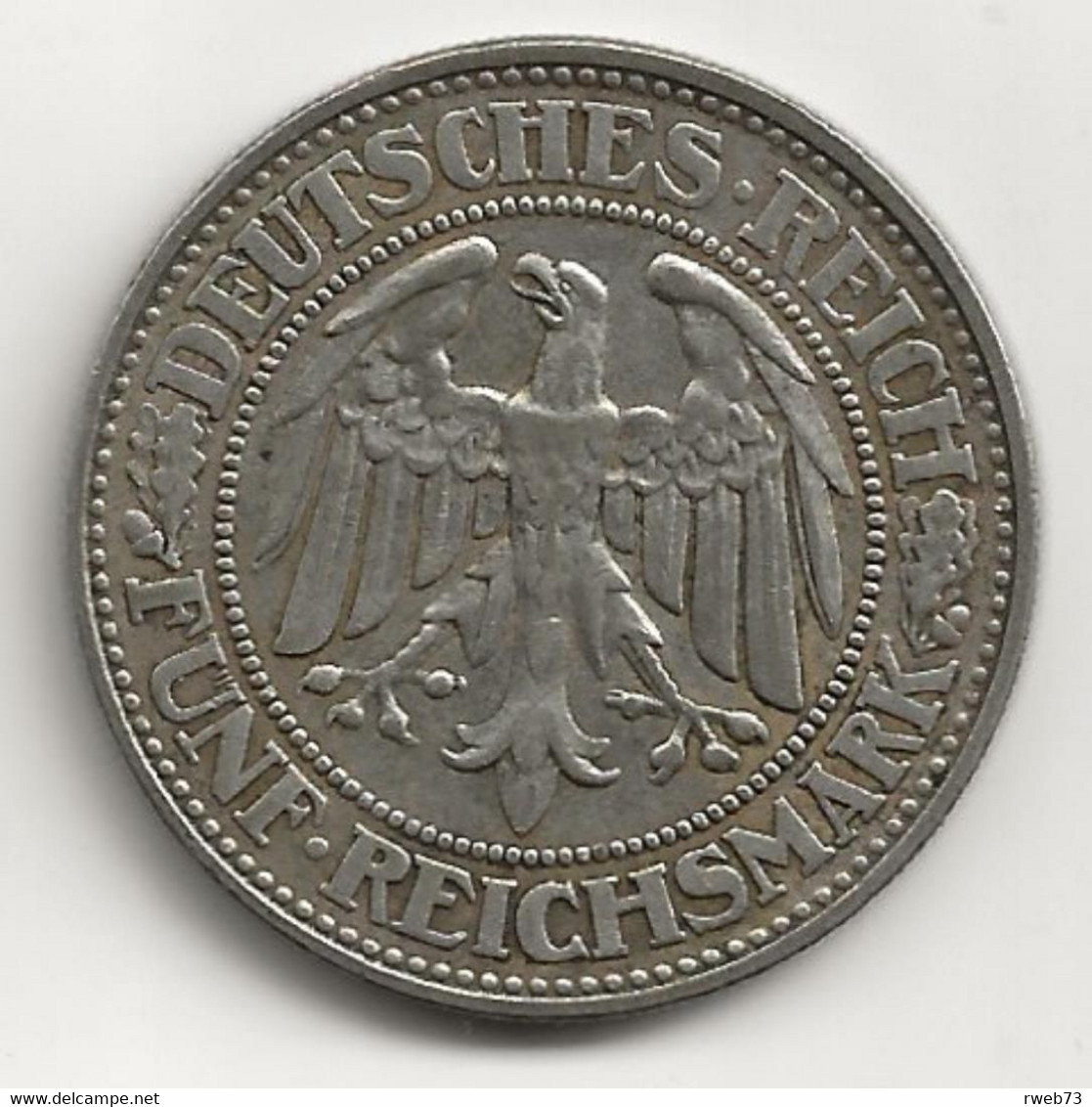 ALLEMAGNE - 5 Reichsmark - 1927 D - TB/TTB - 5 Reichsmark