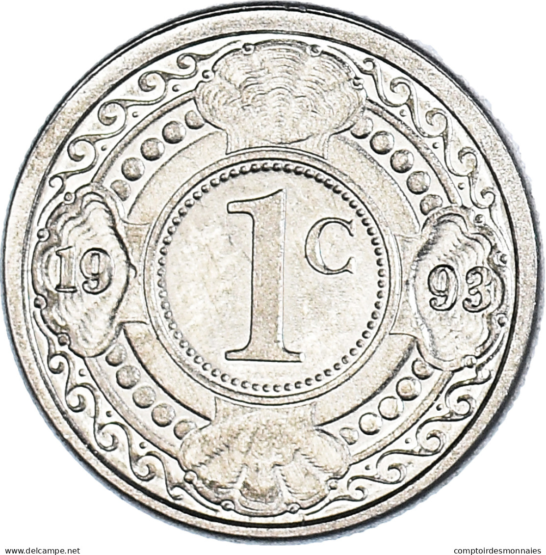 Monnaie, Antilles Néerlandaises, Beatrix, Cent, 1993, Utrecht, SPL+, Aluminium - Netherland Antilles
