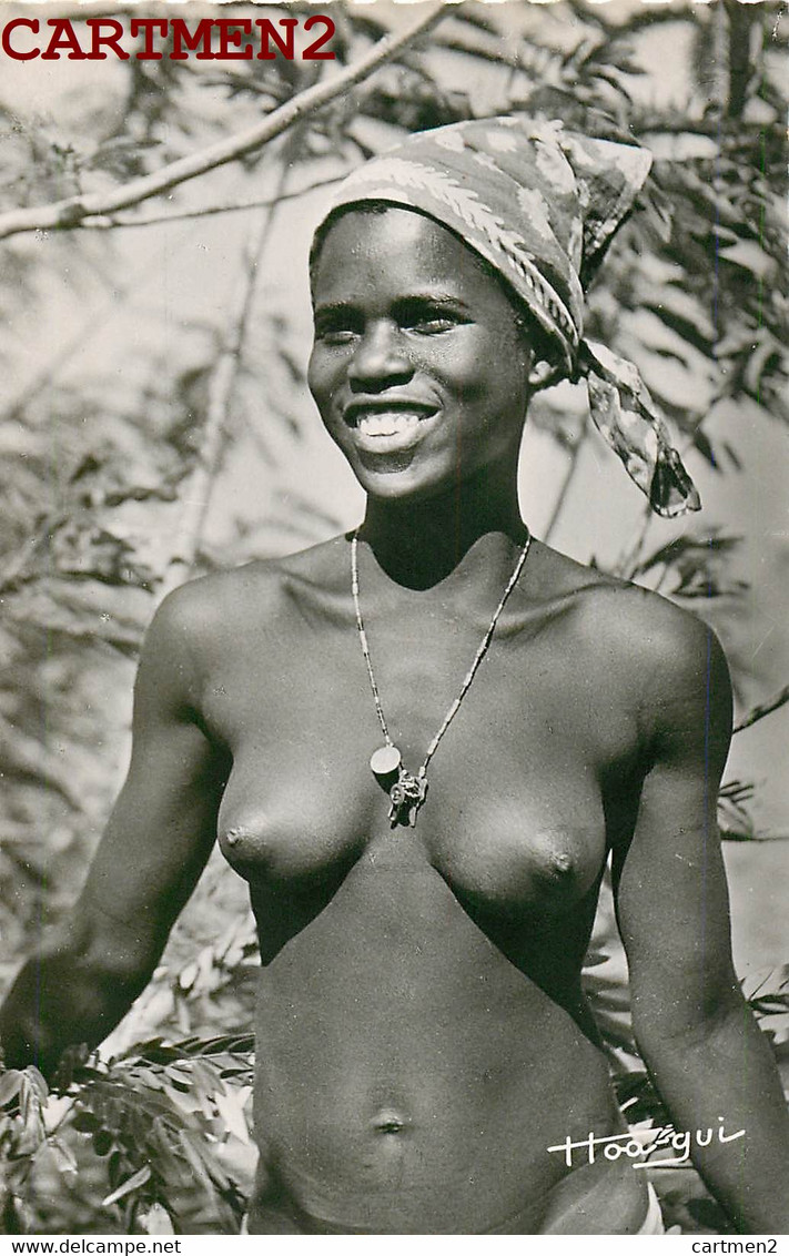 OUBANGUI-CHARI CENTREAFRIQUE JEUNE FILLE ETHNOLOGIE ETHNIC NAKED WOMAN EROTICISM FEMME NU AFRIQUE AFRICA - Centrafricaine (République)