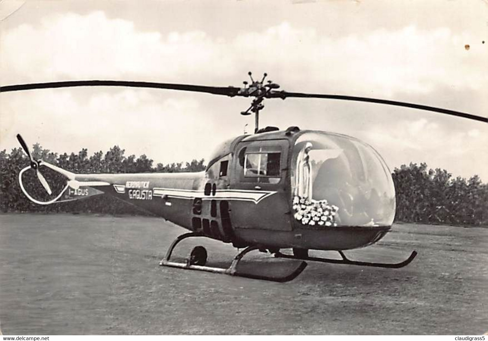 3266" ELICOTTERO -AGUSTA   I-AGUS - Helicopters