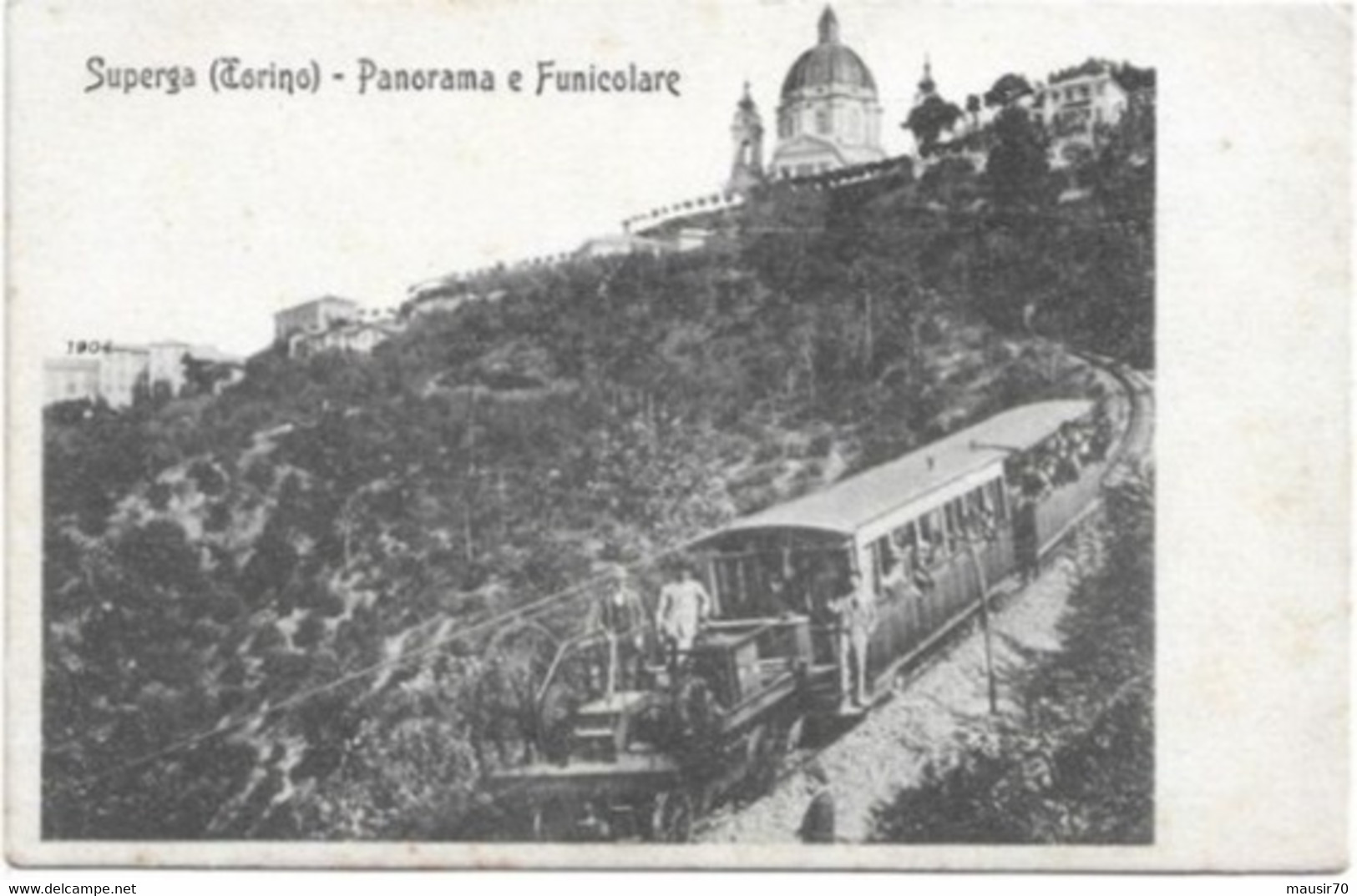 TORINO - SUPERGA  Panorama E Funicolare Non Viaggiata - Transports