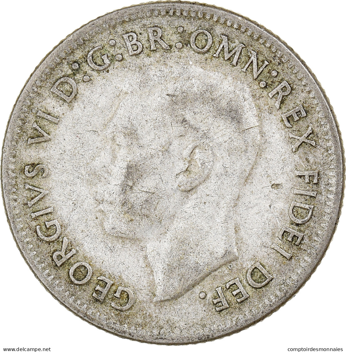 Monnaie, Australie, George VI, Shilling, 1950, Melbourne, TB+, Argent, KM:46 - Shilling