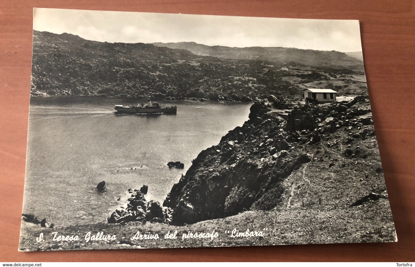 S. TERESA GALLURA ( SASSARI ) ARRIVO DEL PIROSCAFO LIMBARA  1967 - Sassari