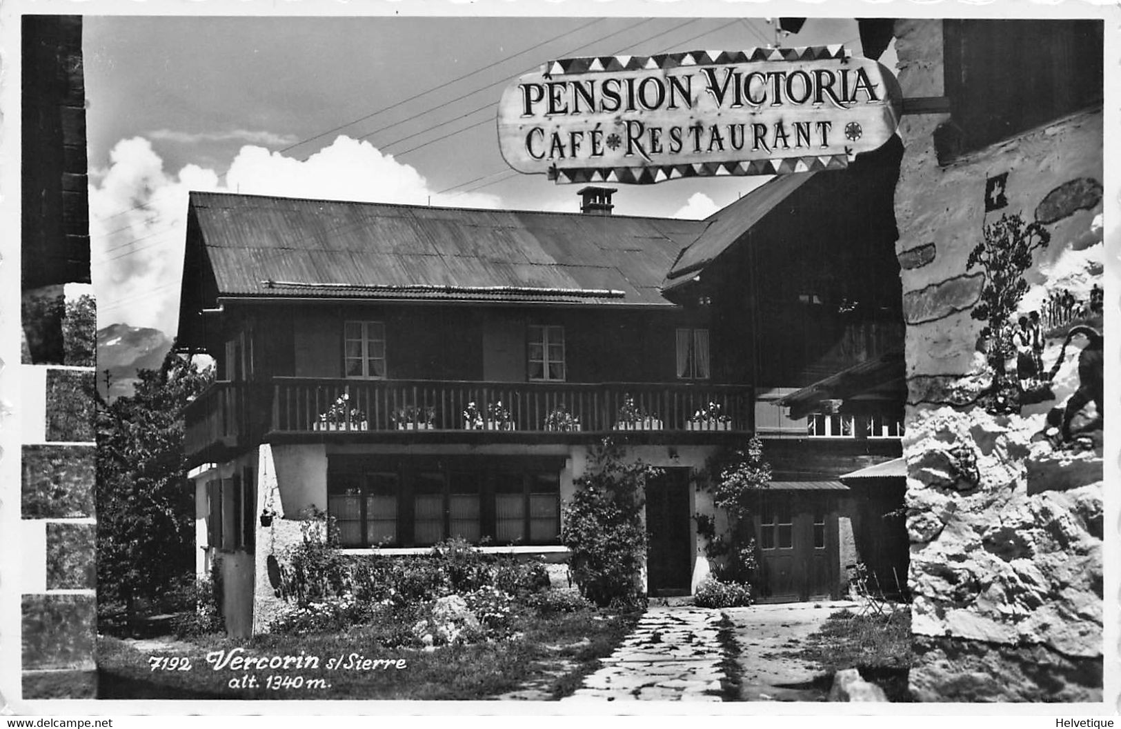 Vercorin S Sierre Pension Victoria Café Restaurant - Sierre