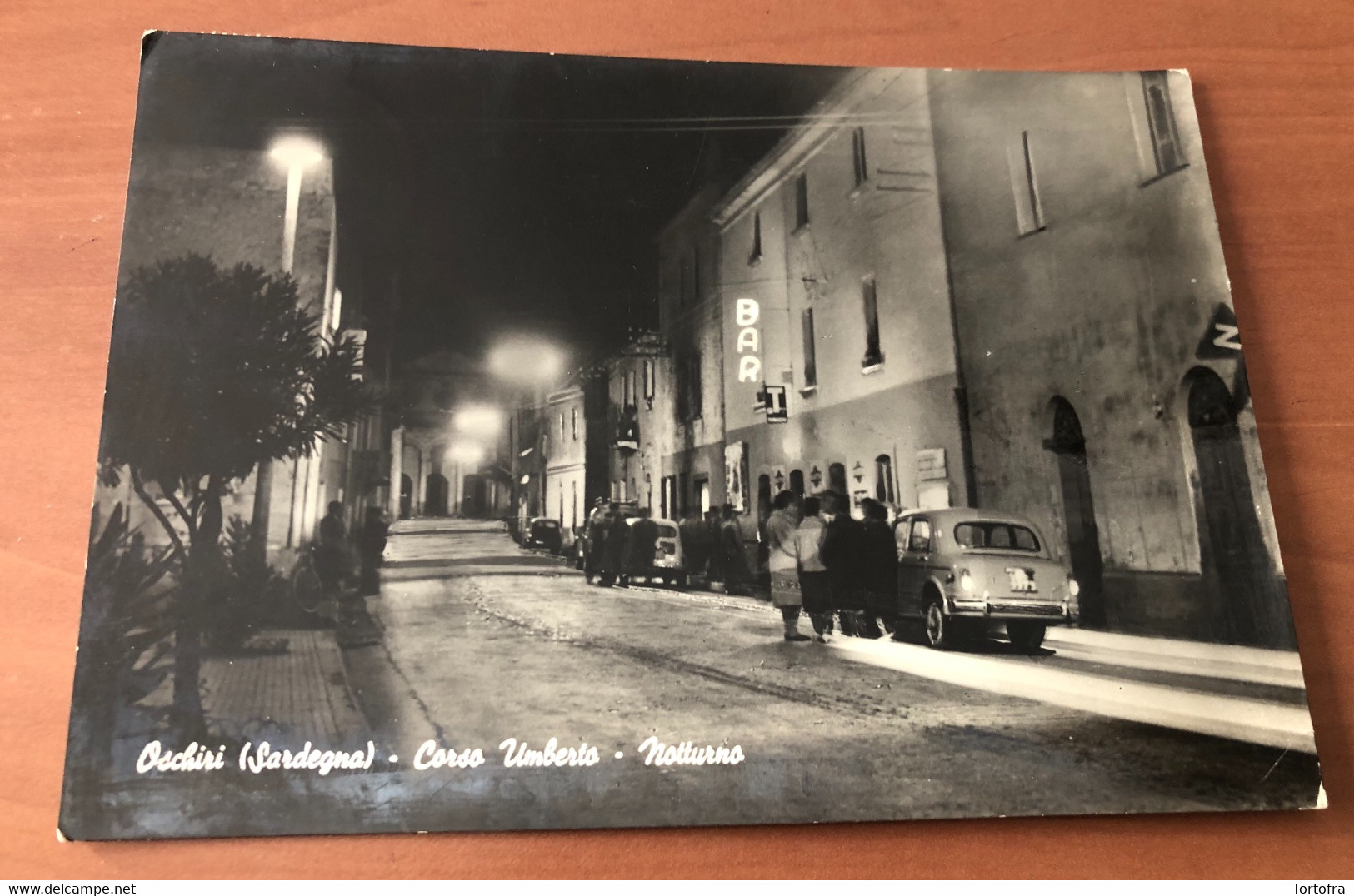 OSCHIRI ( SASSARI ) CORSO UMBERTO NOTTURNO 1961 - Sassari